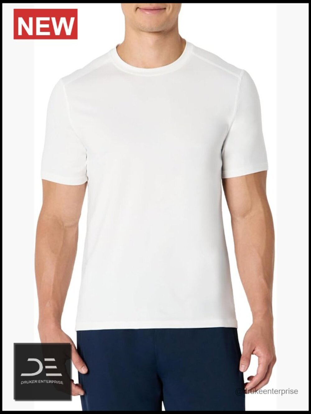 Tech Stretch Quick Dry Moisture Wicking Active Short Sleeve T-Shirt